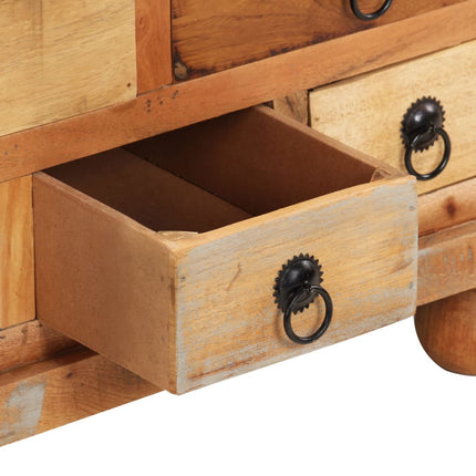 Table Basse Bois De Récupération 70 X 70 X 38 Cm
