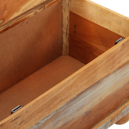 Table Basse Bois De Récupération 70 X 70 X 38 Cm