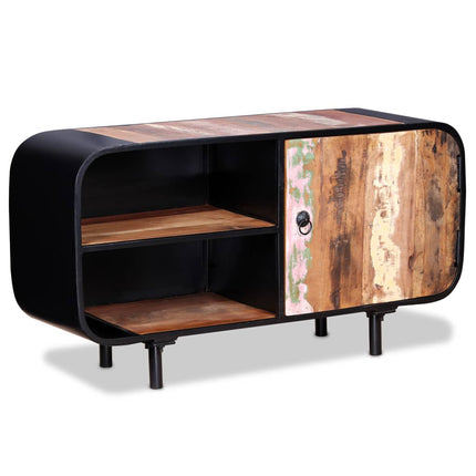 Meuble Tv Bois De Récupération 90X30X48 Cm