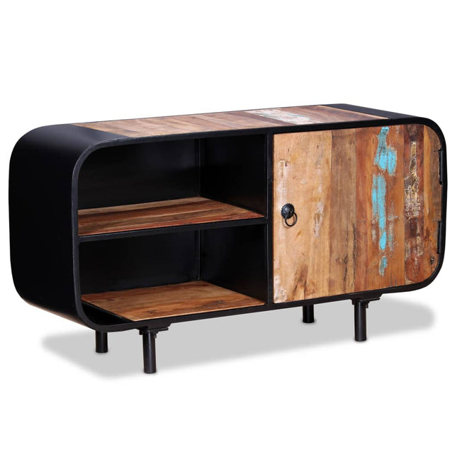 Meuble Tv Bois De Récupération 90X30X48 Cm