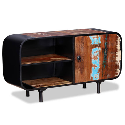 Meuble Tv Bois De Récupération 90X30X48 Cm