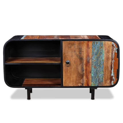 Meuble Tv Bois De Récupération 90X30X48 Cm