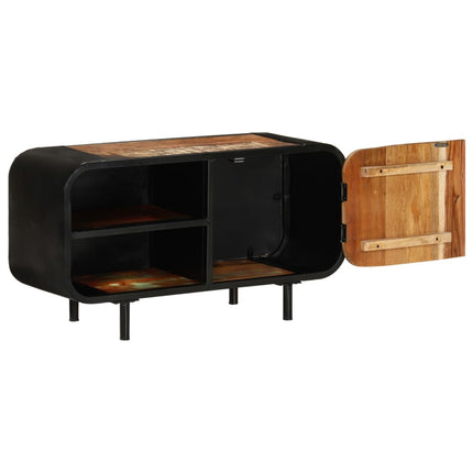 Meuble Tv Bois De Récupération 90X30X48 Cm
