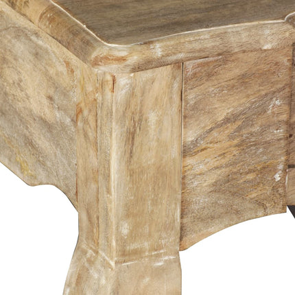 Table Console Bois De Manguier Massif 120 X 50 X 80 Cm