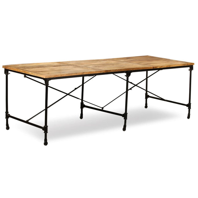 Table À Manger Bois De Manguier Massif 240 Cm