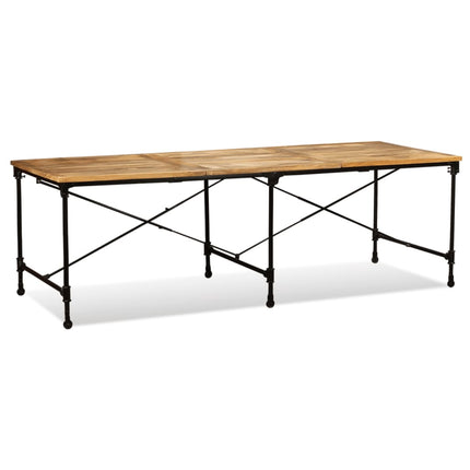 Table À Manger Bois De Manguier Massif 240 Cm
