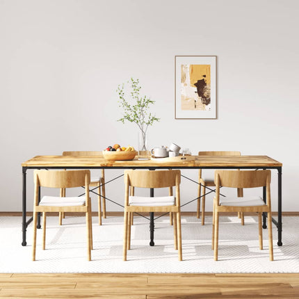 Table À Manger Bois De Manguier Massif 240 Cm
