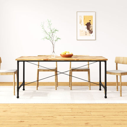 Table À Manger Bois De Manguier Massif 240 Cm