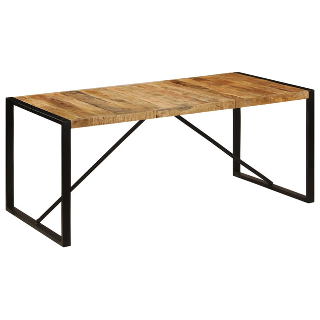 Table À Manger Bois De Manguier Brut