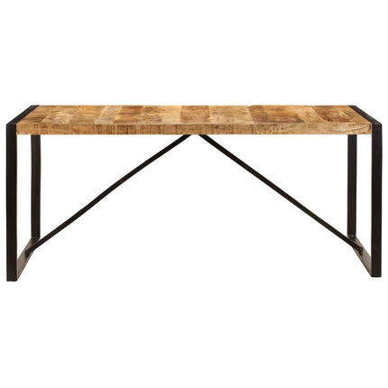 Table À Manger Bois De Manguier Brut