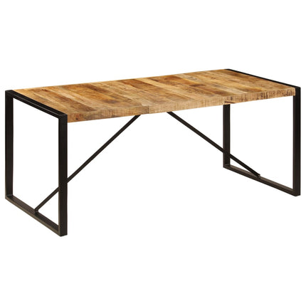 Table À Manger Bois De Manguier Brut