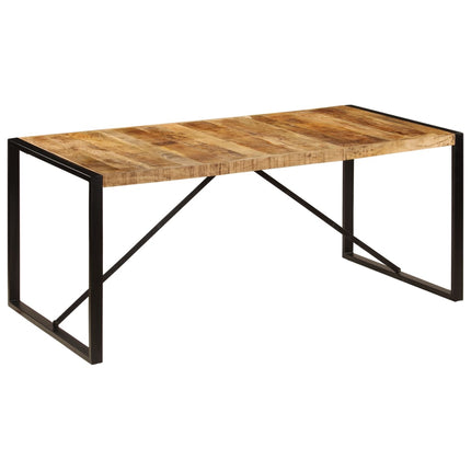 Table À Manger Bois De Manguier Brut