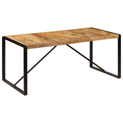 Table À Manger Bois De Manguier Brut