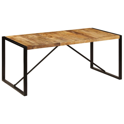 Table À Manger Bois De Manguier Brut