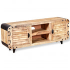 Meuble Tv Bois De Manguier Massif 120X30X50 Cm