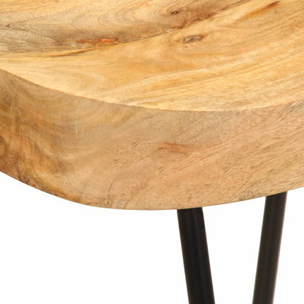 Tabourets De Bar Lot De 2 Bois De Manguier Massif