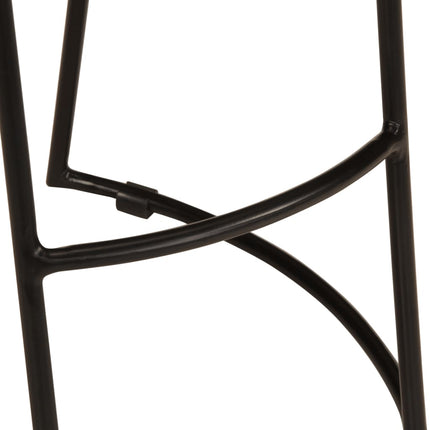 Tabourets De Bar Lot De 2 Bois De Manguier Massif