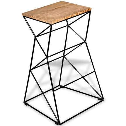 Tabouret De Bar Bois De Manguier Massif
