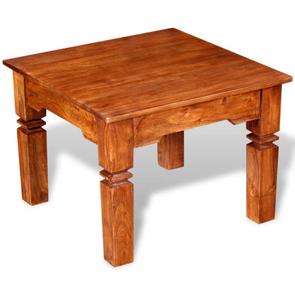 Table Basse Bois Massif 60X60X45 Cm