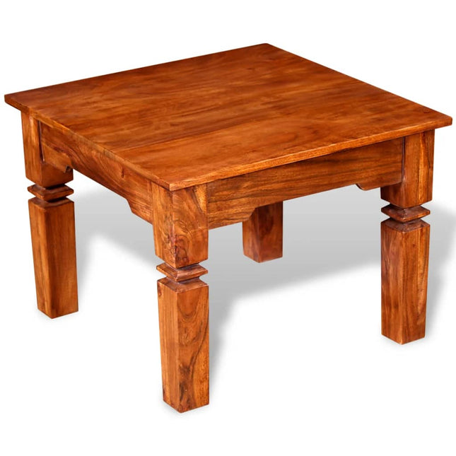 Table Basse Bois Massif 60X60X45 Cm