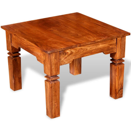 Table Basse Bois Massif 60X60X45 Cm