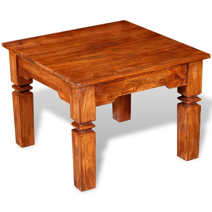 Table Basse Bois Massif 60X60X45 Cm