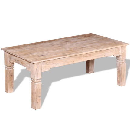 Table Basse Bois Massif 60X60X45 Cm