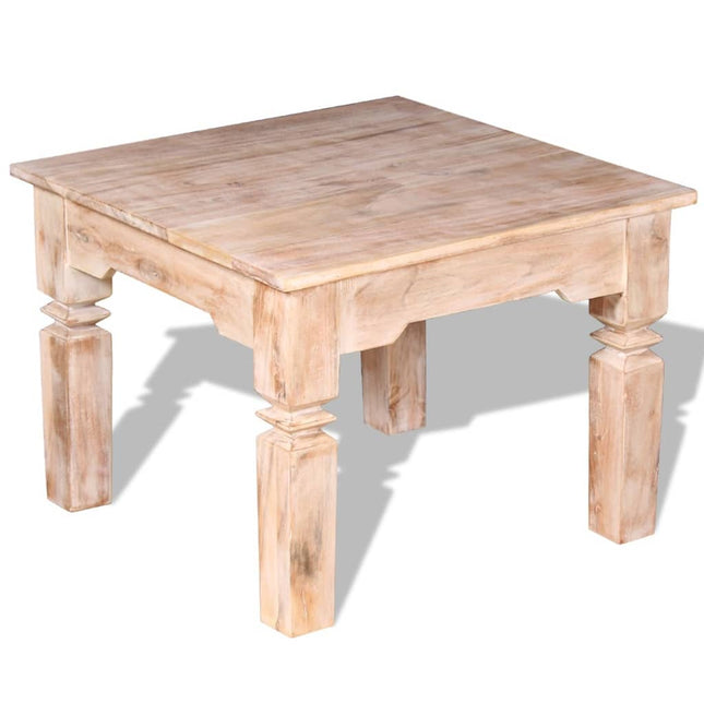 Table Basse Bois Massif 60X60X45 Cm