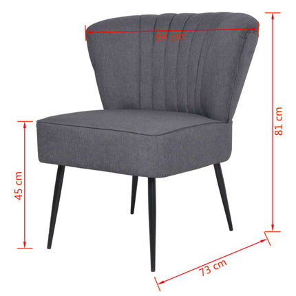 Chaise De Cocktail Tissu