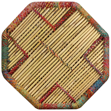 Table Basse Bambou Avec Détails Chindi