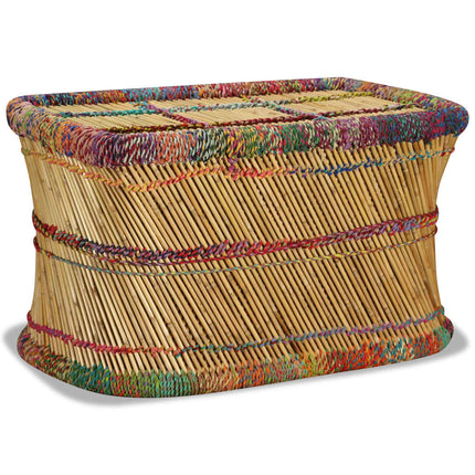 Table Basse Bambou Avec Détails Chindi