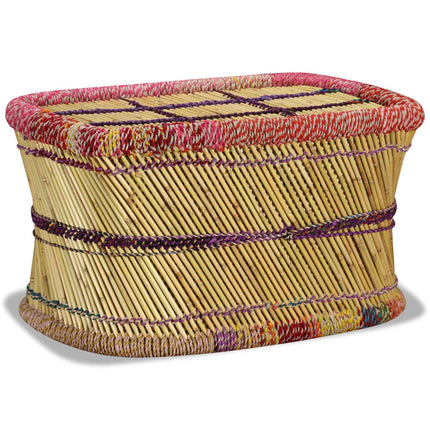 Table Basse Bambou Avec Détails Chindi