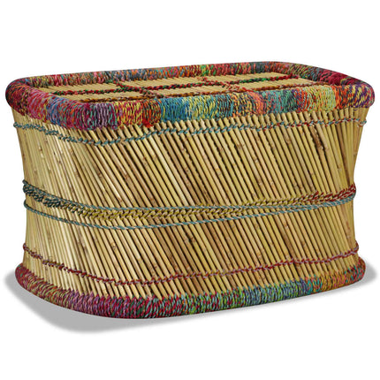Table Basse Bambou Avec Détails Chindi