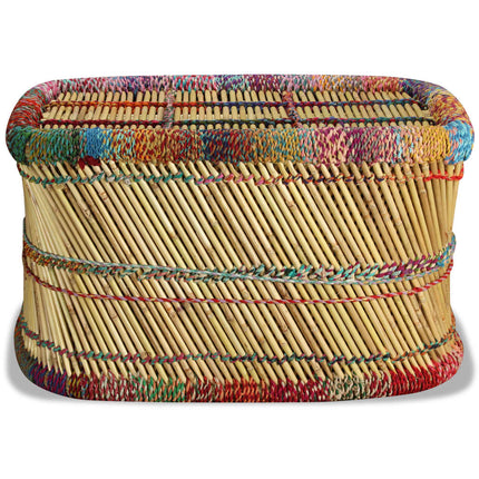 Table Basse Bambou Avec Détails Chindi