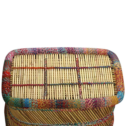 Table Basse Bambou Avec Détails Chindi