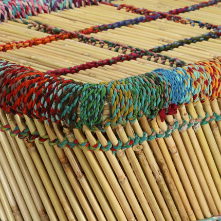 Table Basse Bambou Avec Détails Chindi