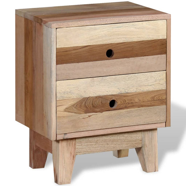 Table De Chevet Bois De Récupération Massif