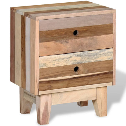 Table De Chevet Bois De Récupération Massif