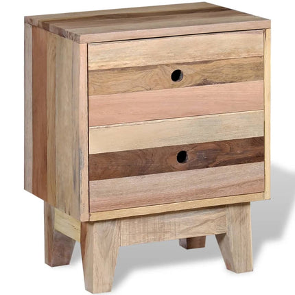 Table De Chevet Bois De Récupération Massif