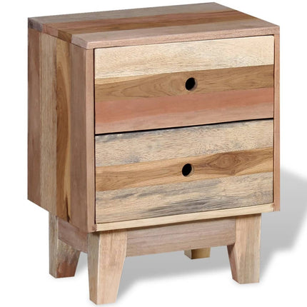 Table De Chevet Bois De Récupération Massif