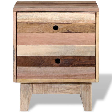 Table De Chevet Bois De Récupération Massif