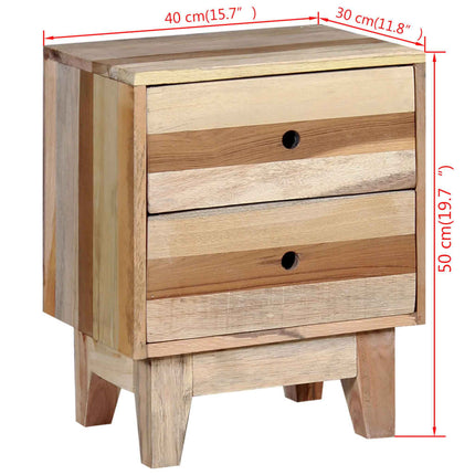Table De Chevet Bois De Récupération Massif