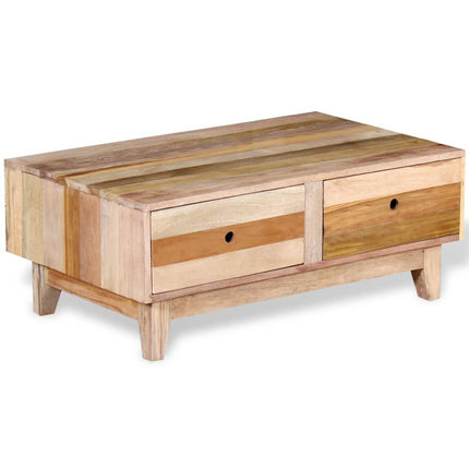Table Basse Bois De Récupération Massif