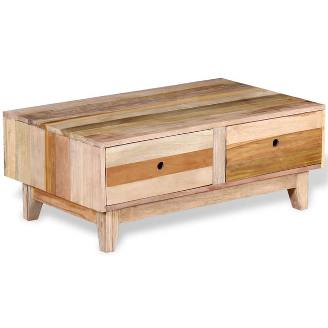 Table Basse Bois De Récupération Massif