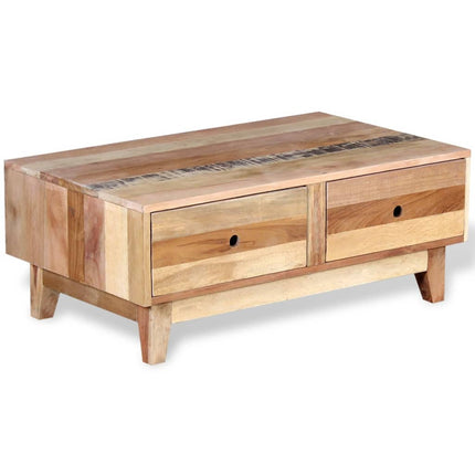 Table Basse Bois De Récupération Massif
