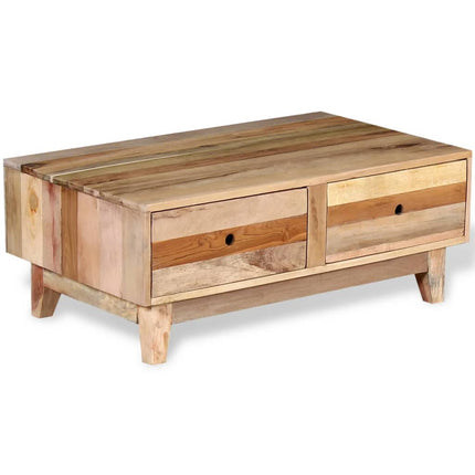 Table Basse Bois De Récupération Massif