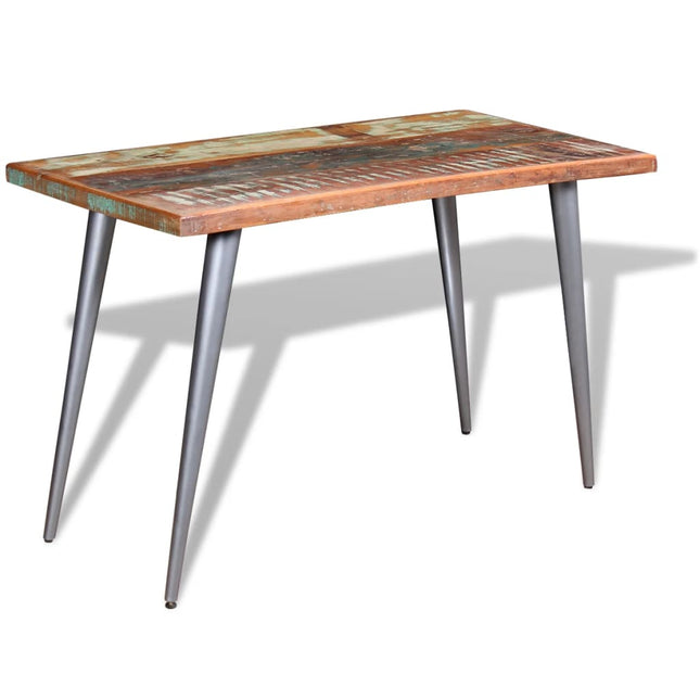 Table À Manger Bois De Récupération 120X60X76 Cm