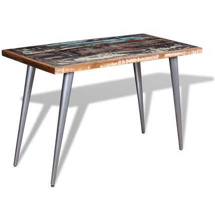 Table À Manger Bois De Récupération 120X60X76 Cm