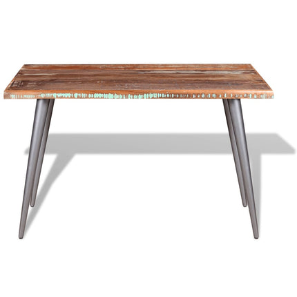 Table À Manger Bois De Récupération 120X60X76 Cm
