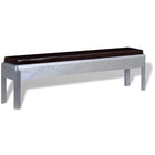 Banc D'entrée Cuir Véritable 160 X 32 X 45 Cm